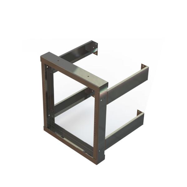 12 RU Wall Mount Relay Rack , Swing Out 19 Inch Relay Rack For Network Room