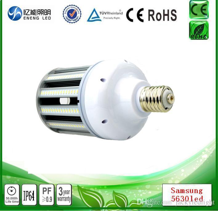 high lumens 120W ip64 E40 led corn light150lm/w E40 led street lights E40 led high bay light with Samsung 5630 led ac1