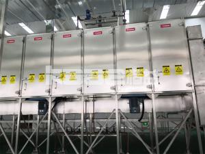 Hot Air Circulation Tunnel IR Dryer Conveyor Belt Commercial Fruit Drying Machine For Drying Glass