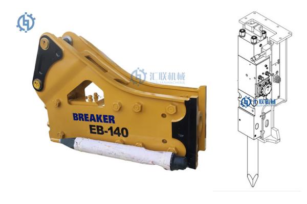 Quality EB140 Top Side Type Rock Hydraulic Breaker Hammer 25t Excavator Attachment SB81 for sale