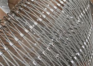 China Ferrule SS Zoo Aviary Mesh Netting 1.6mm Wire Diameter Polished Surface on sale