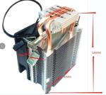 Cooling Vertical Side Cpu Cooler 92mm Fan 2 Copper Heatpipe Pipe For Pc Computer