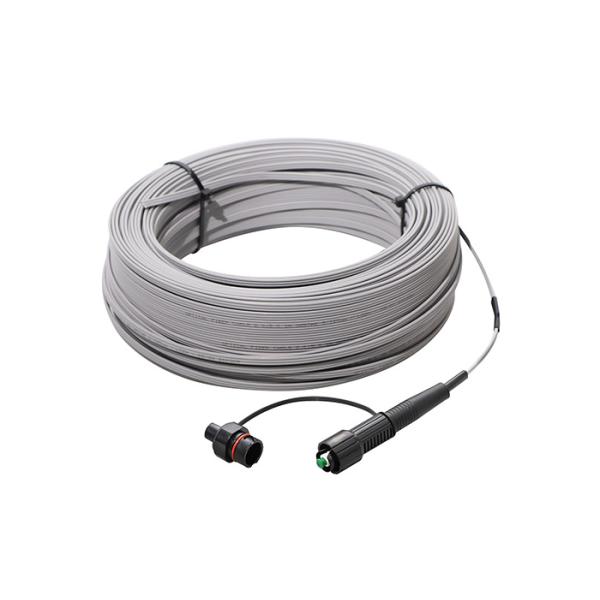 Mini SC/APC to SC/APC Simplex SM G657A1 FTTH Drop Cable