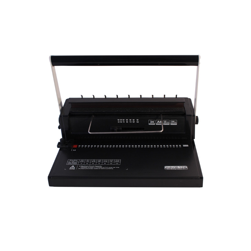 Manual Comb 300mm Width Document Binding Machine Portable For Office