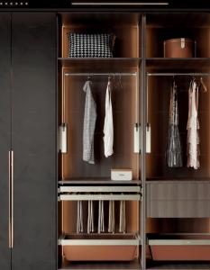 China Sleek Almirah Hanger Accessories Hanging Rack Wardrobe Drawer Liner on sale