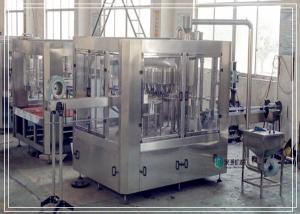 China CE Certificated Fruit Juice Processing Machines With Glass Bottles PCL Control on sale