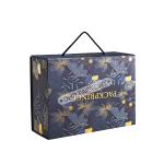 Large Foldable Gift Boxes Custom Design No Magnets With Handle