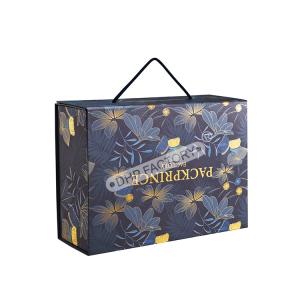 Buy cheap Large Foldable Gift Boxes Custom Design No Magnets With Handle product