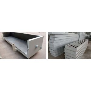 Length 6000mm Autoclave Side Plate for carrying wheel