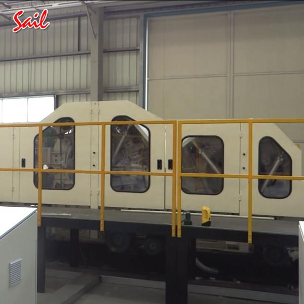 Nonwoven fabric making fiber carding machine