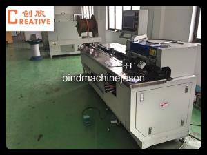 China Automatic double coil binding machine with hole punching function PBW580 on sale