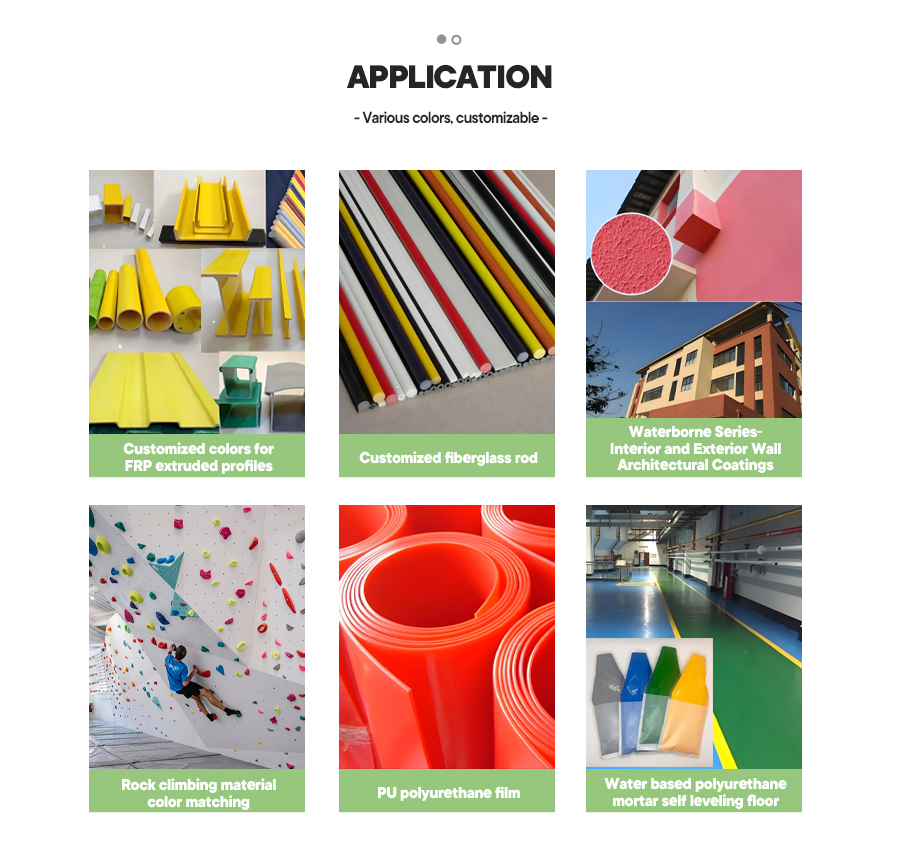 Green Color Unsaturated Polyester Resin Pigment Optimized Performance