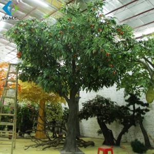 Buy cheap 4m Height Artificial Fruit Tree , Lychee Fruit Tree With Fiberglass Trunk product
