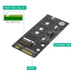 M.2 NGFF SSD to SATA 3 3.0 Adapter Card Converter B B&M Key for 2230 2242 2260