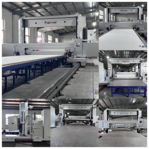 China C517 Horizontal Reciprocating linear guide motion band knife long foam block skiving air suction high precision high cutting speed All auto electric control with winding edge trimming New model C517 on sale