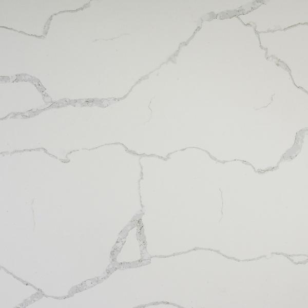 Quality Factory White Artificial Quartz Stone Countertop Sheet Slabs Engineered for sale
