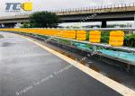 Metal Tunnel Crash Beam Barrier Rustproof , Highway Guard Rail Barrier