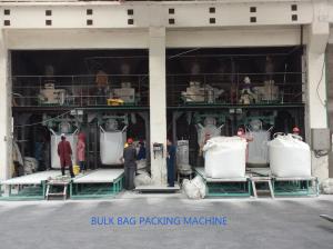 1 Ton Jumbo Bagging Machine Filling System 6.5KW Sugar Sand Salt Bulk Filler