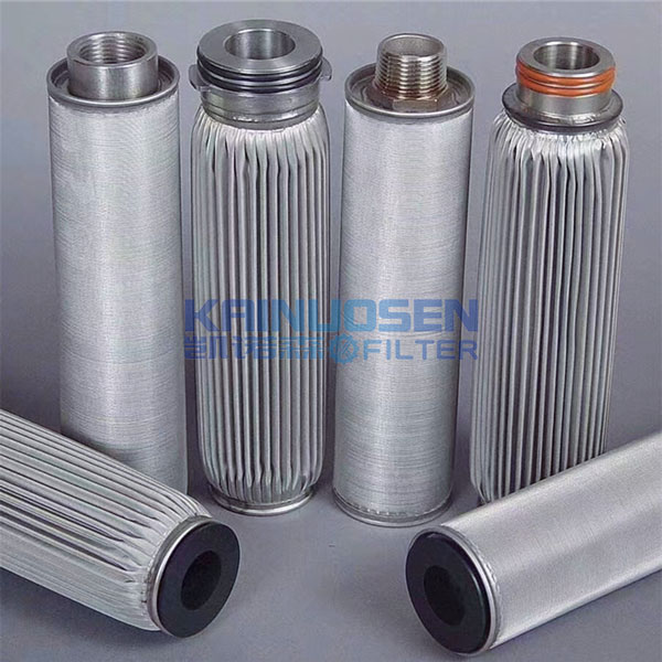 Metallurgy SS304 SS306 Natural Gas Filter Element 25-300mm Dia