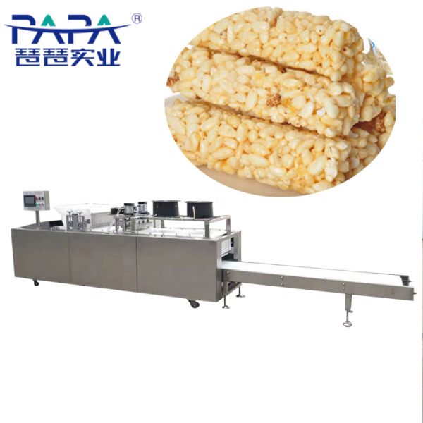 Automatic Rice Krispie Moulding Machine with High Output and Touch Screen Control for Cereal Bar Production Line