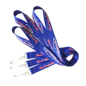 China Plastic Woven Neck Badge Lanyard Retractable Badge Holder Logo Custom on sale
