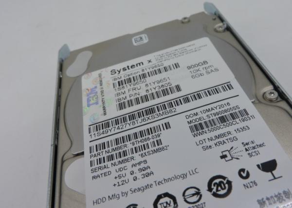 Quality 81Y9650 81Y9651 IBM Hard Disk SAS 900GB 2.5 Inch Hot Swappable Design for sale