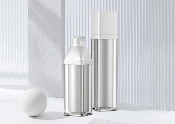 Quality 30ml 50ml Double Walled Plastic Airless Pump Bottles Acrylic Airless Bottle for sale