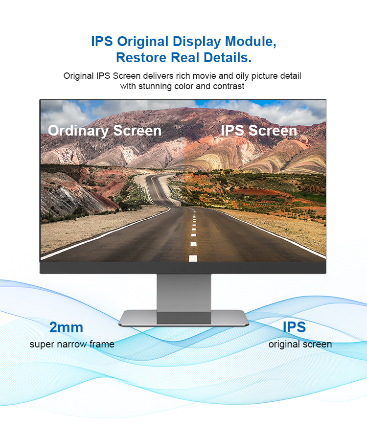 27 inch All-in-One Desktop Computer with Core i3 i5 i7 and 1920x1080 Display Resolution