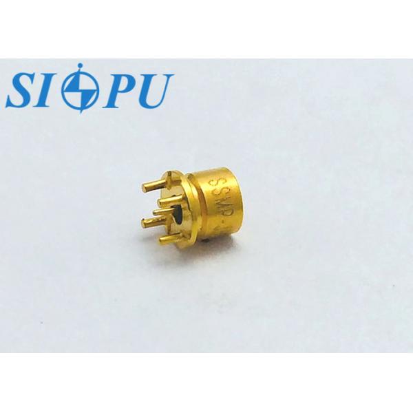 SSMP Male RF Coaxial Connector – PCB Solder Type with Glass Sintering