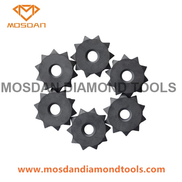 5 Inch Special Bush Hammer with 3 Rollers 10 Teeth