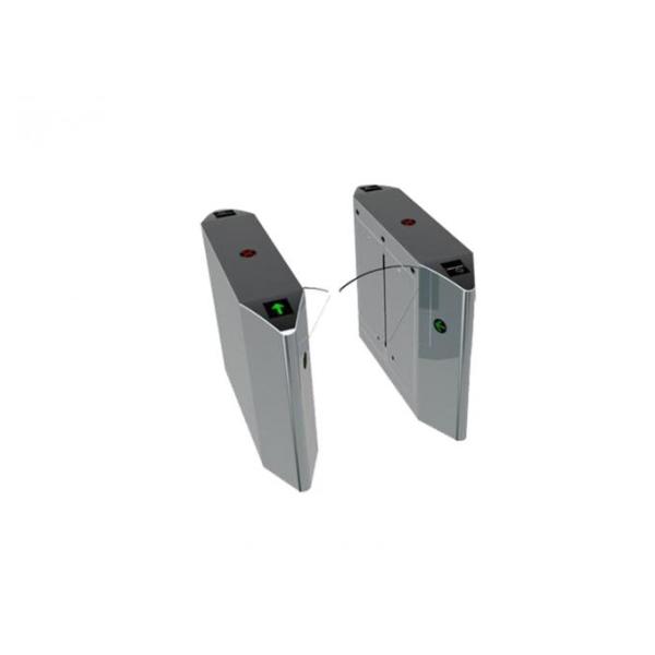 Two Direction Waist High Turnstile Flap Barrier , 24VDC Security Entrance Systems