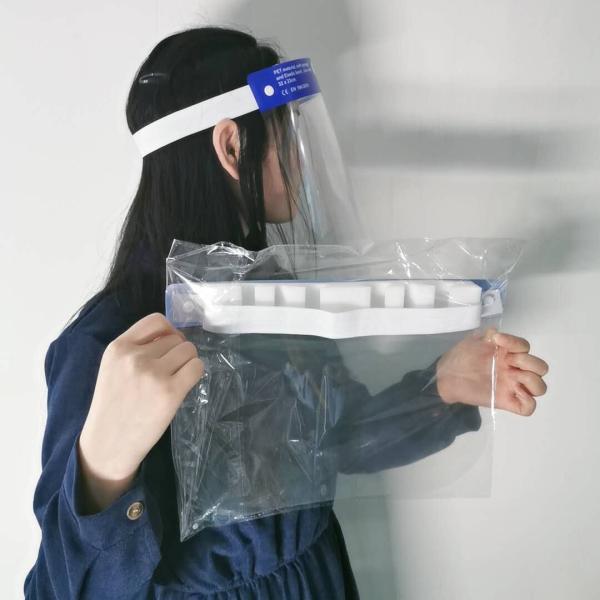 FDA Transparent Plastic Isolation Full Face Shield Visor