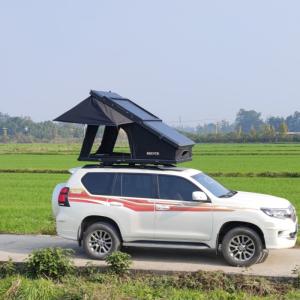 Buy cheap 2-3 Person Hardshell Auto Roof Top Tent With Solar Panel Aluminium product