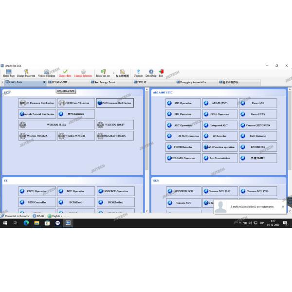 New For SINOTRUK HOWO esttc Diesel Engine Heavy Duty Truck Diagnostic Tool For Sinotruck Diagnostic Interface