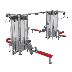 Compact Multi Station Workout Machine Steel Frame Material 3.5mm Tube Thick