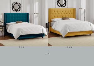 modern fabric bed furniture