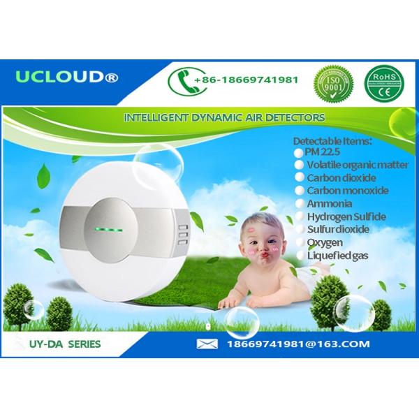 PM2.5 Smart Air Quality Monitor Detector Color Coded Detection Indoor Humidity