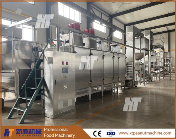 Quality Intelligent Groundnut Roasting Machine Continuous Soybean Roasting Machine 1000kg/H for sale