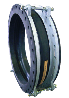 Floating Flange Rubber Expansion Joints / Pipe Expansion Joint DN125 PN40 Model KXT-W