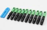 Embedded Single Mold SC APC Quick Connector Insertion Loss 0.3DB Polishing Stype