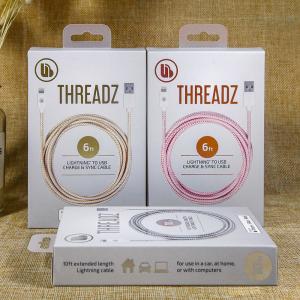 Printed Paper APET Mobile USB SYNC Data Cable Packaging Box Design