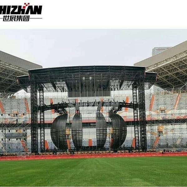Quality 16 Degree Aluminum Arch Square Round Circle Lighting Truss for sale