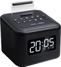 Hotel Guestroom Bluetooth Alarm Clock With 2.6inch LCD Screen 4 Level Dimmable