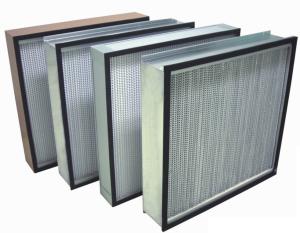 H13 / H14 Hepa Air Filter Deep Separator Pleated With Low Initial Resistance
