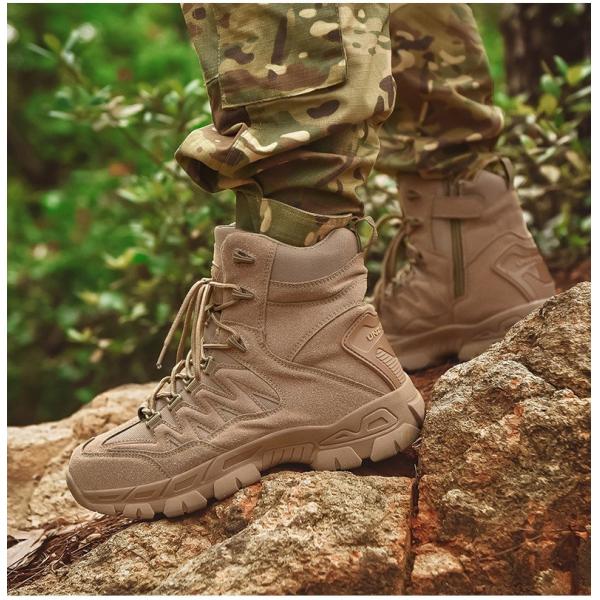 Outdoor Men's High-top Tactical Boots Mountaineering Hunting Boots Training High-top Men's Boots