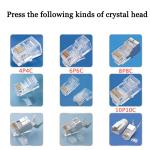 25mm Stroke Pressing and Crimping Machine Tool for RJ12 4P4C Crystal Head