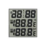 Digits TN Custom LCD Display 3 Segment Twisted Nematic Micro For Temperature
