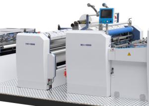 Low Noise Industrial Laminating Machine Two Sets Combination 40 Feet Container