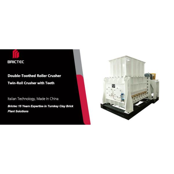 Industrial Double Toothed Roll Crusher For Refractory Material Processing