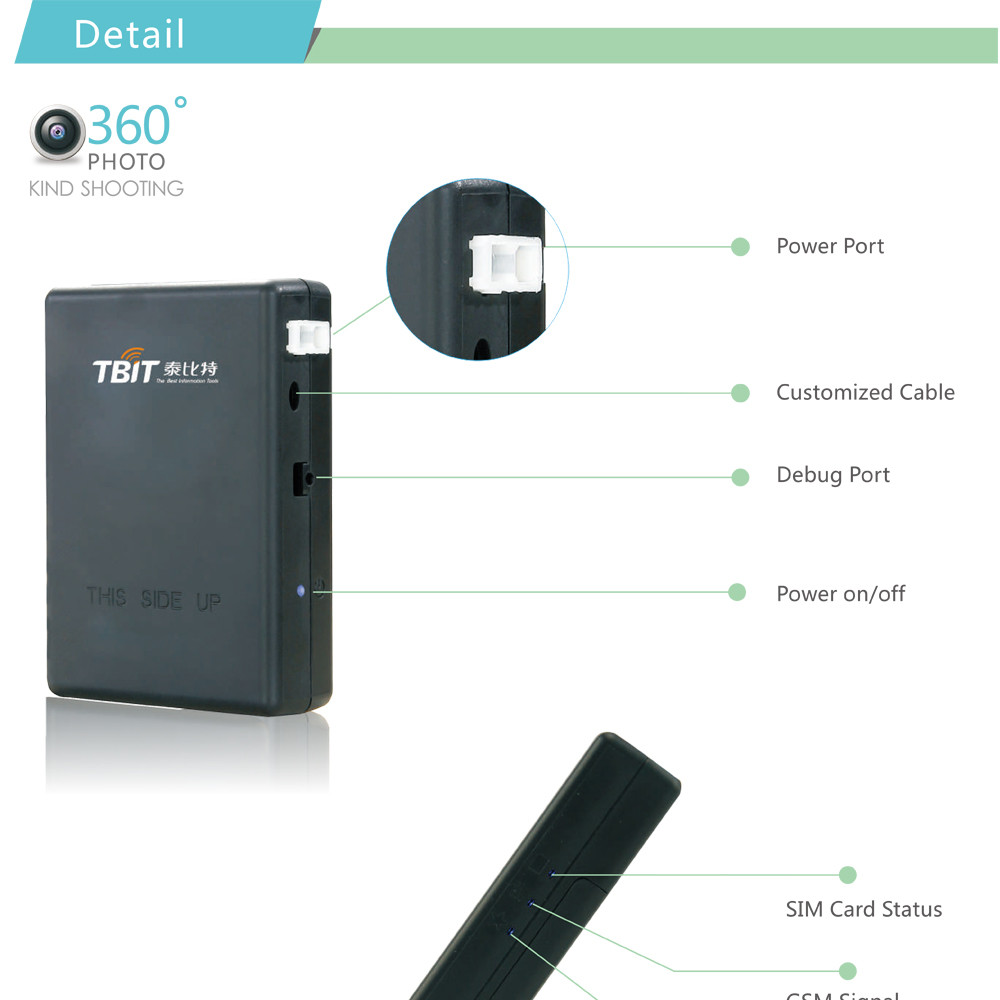 IOS APP / Android APP GPS Tracking Devices For Vehicles Battery Powered